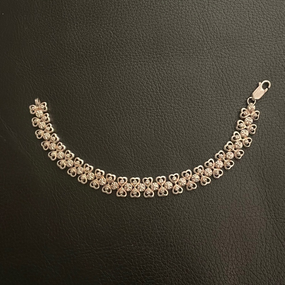 Beverly Hills Sterling Silver Intricate Bracelet View 2
